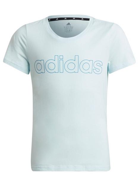 adidas-essentials-girls-linear-t-shirt-light-blue