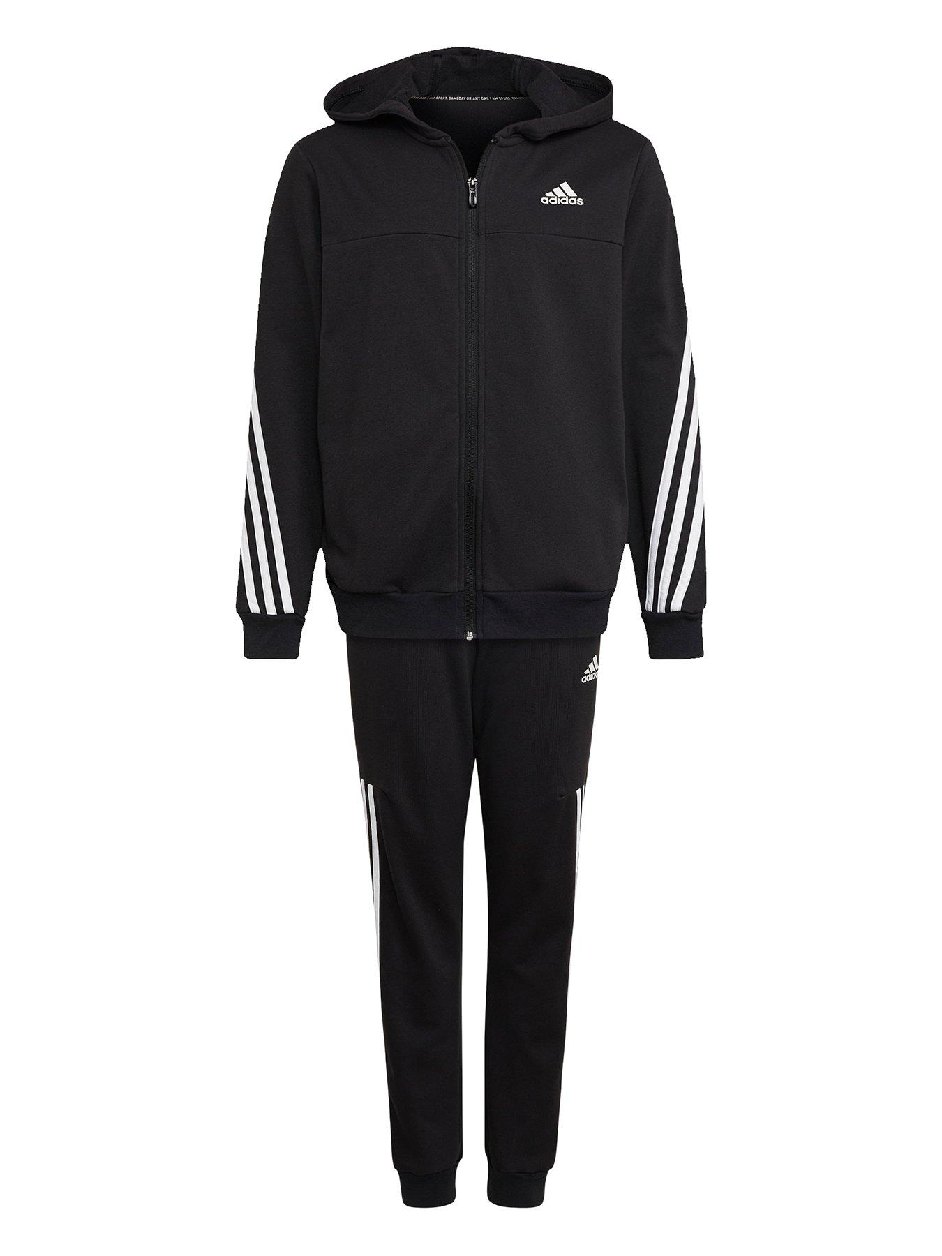 Adidas 3 store stripe tracksuit boys