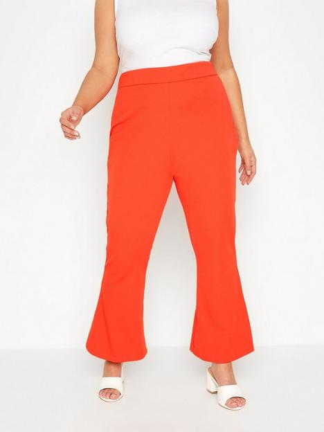 yours-curve-flare-trouser-spicy-orange