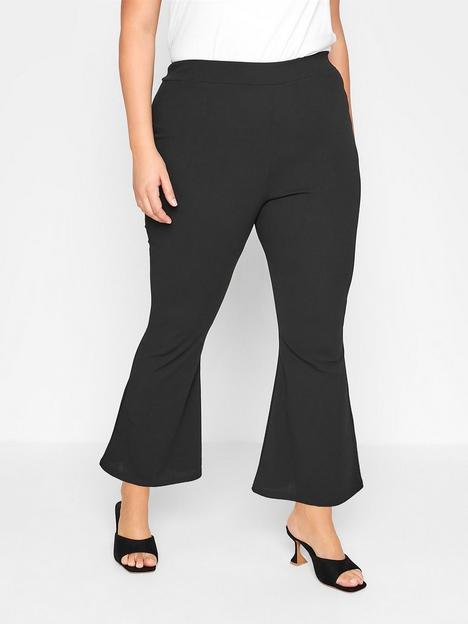 yours-curve-flare-trouser-black