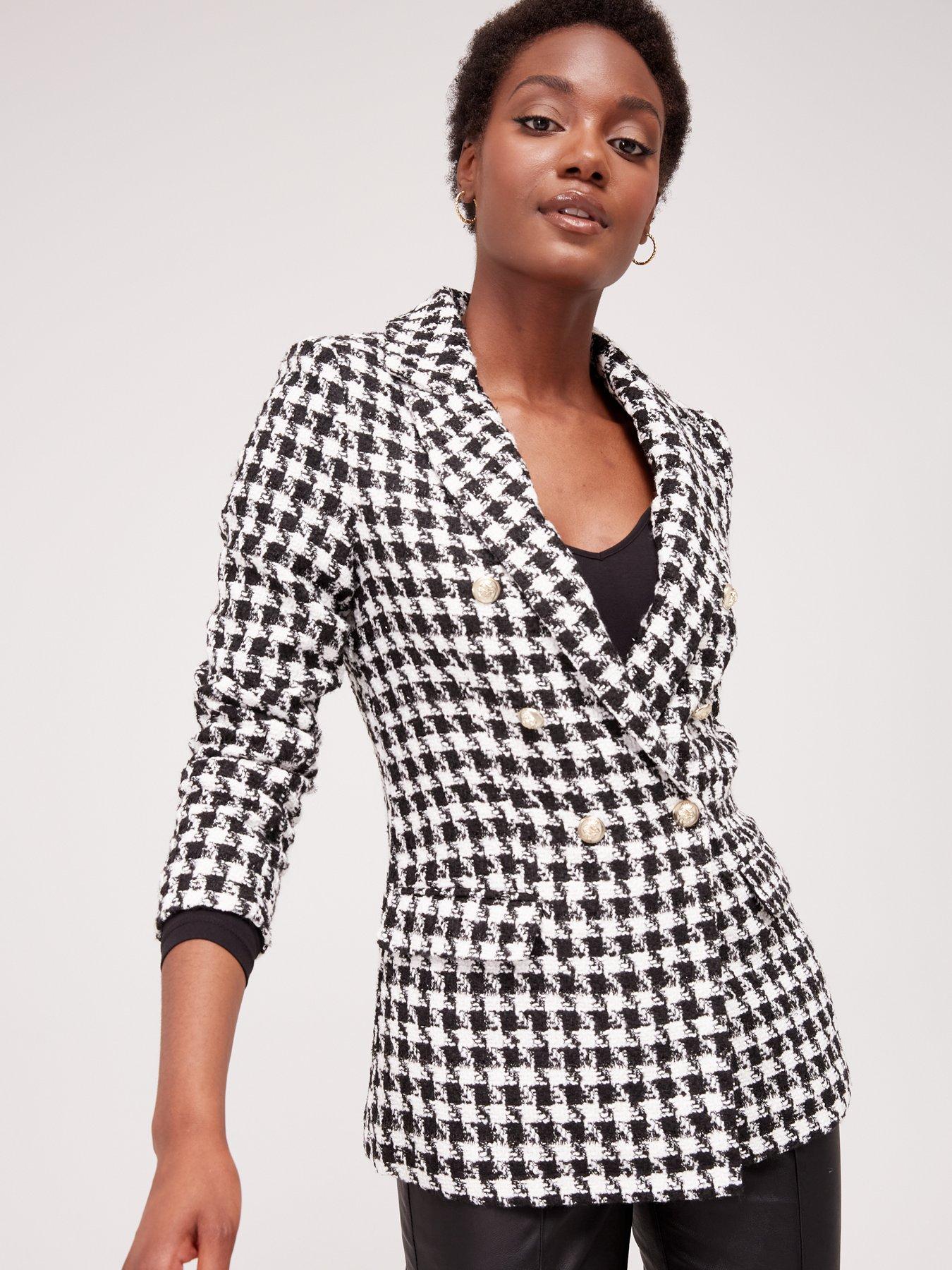 puma houndstooth jacket