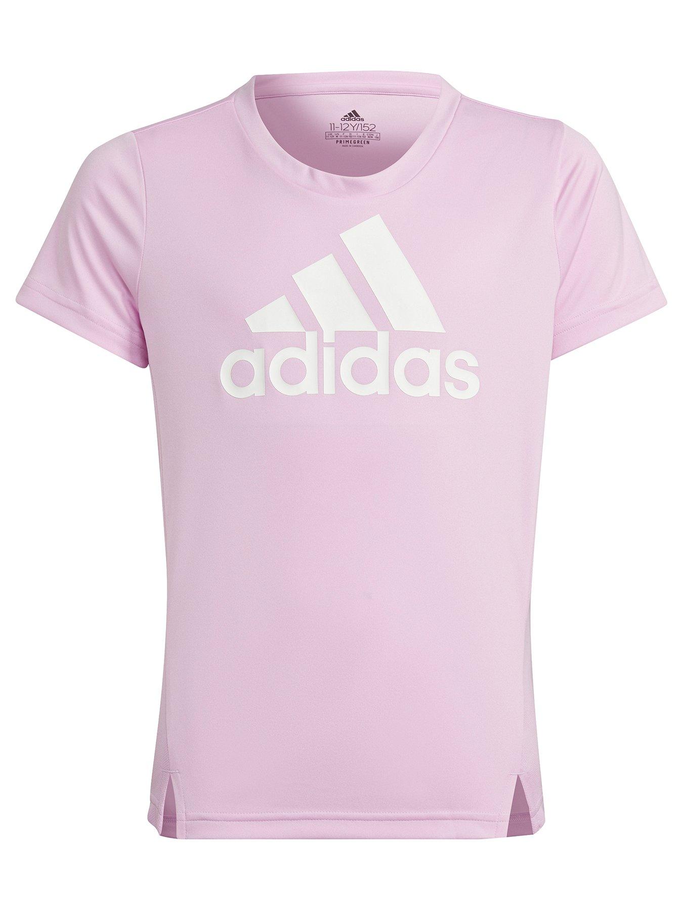 tee shirt adidas violet