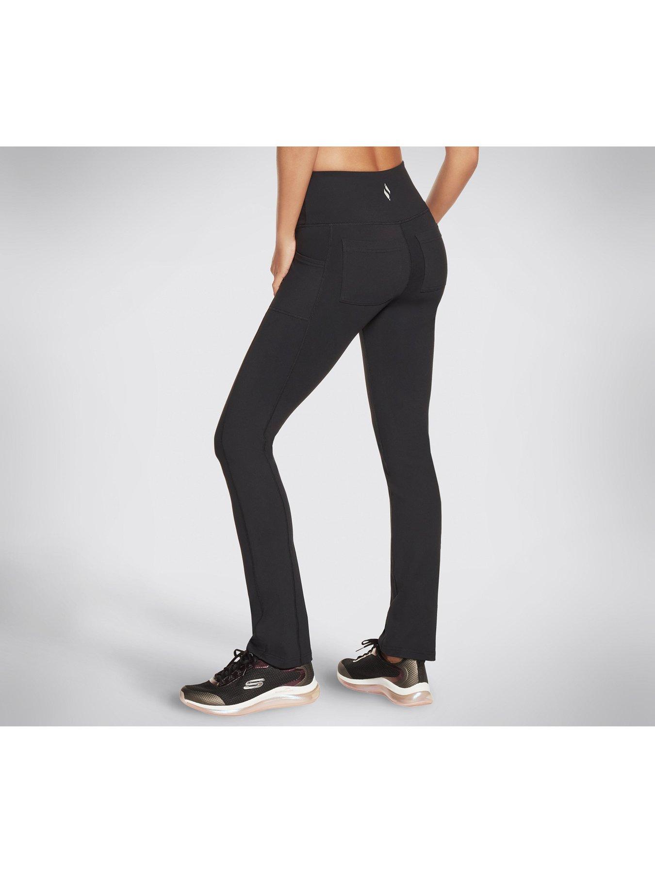 Petite Yoga Pants for Women with Pockets Black Yago Pant Bootcut