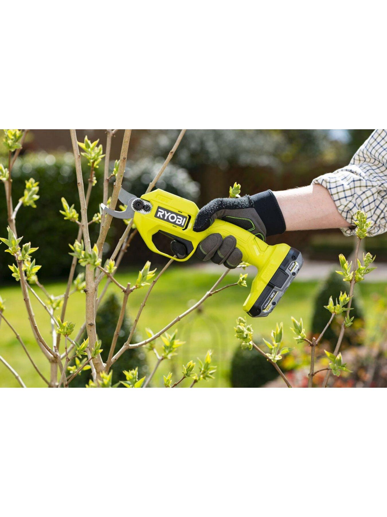 RYOBI RY18SCA 0 18V ONE Cordless Secateurs Battery Charger not Included Very
