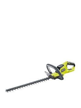 Product photograph of Ryobi Oht1845 18v One 45cm Cordless Hedge Trimmer Battery Charger Not Included from very.co.uk