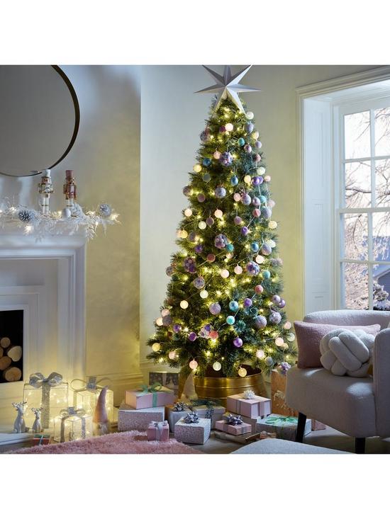 stillFront image of very-home-65ft-pre-lit-slim-cashmere-tips-christmas-tree