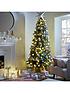  image of very-home-65ft-pre-lit-slim-cashmere-tips-christmas-tree