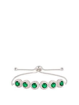 jon richard emerald pave toggle bracelet