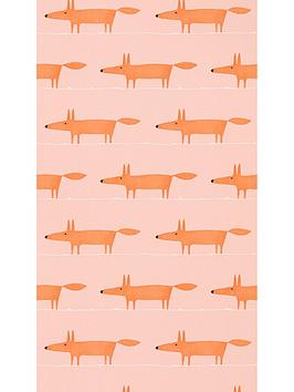 Product photograph of Scion Midi Fox Rose Wallpaper from very.co.uk