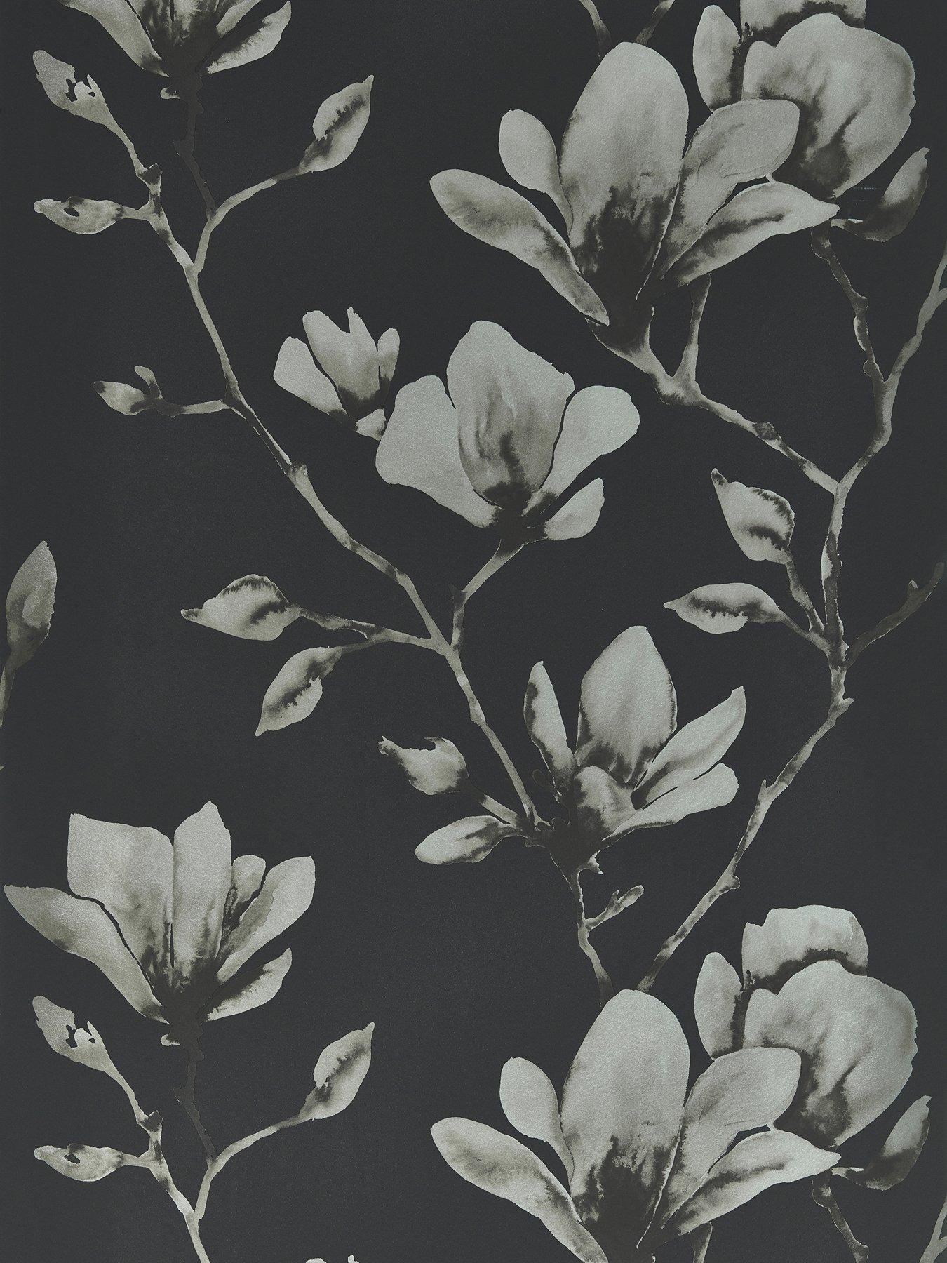 Product photograph of Harlequin Lotus Silver Wallpaper from very.co.uk
