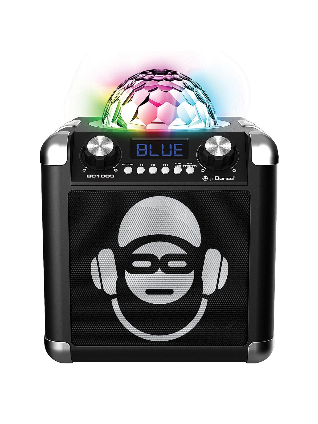 undefined iDANCE SINGCUBE BC100 BLUETOOTH KARAOKE SYSTEM - BLACK