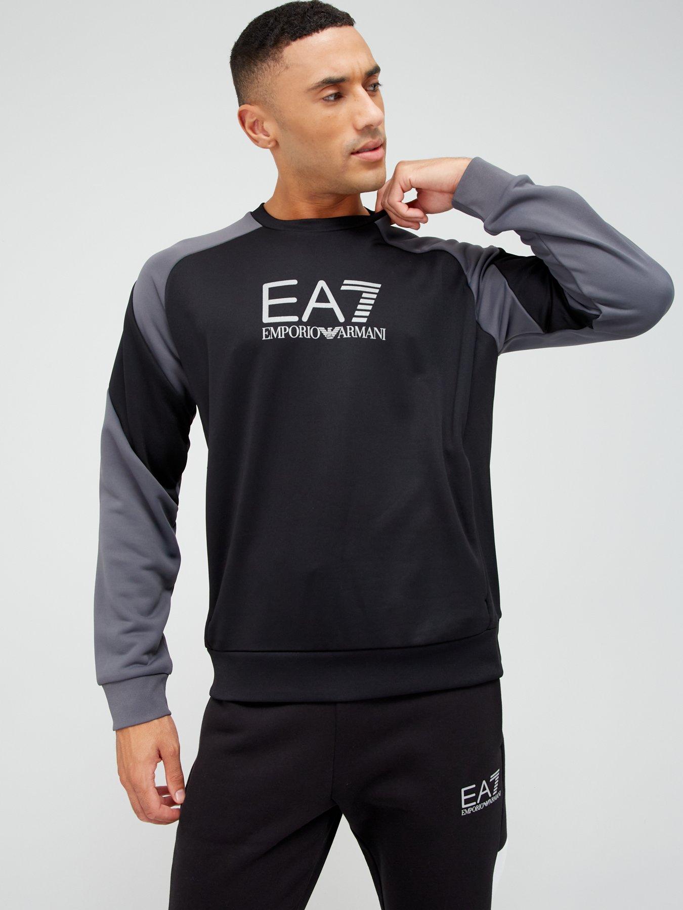 ea7 colour block sweatshirt