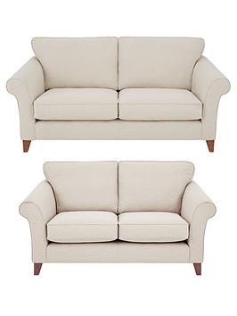 Product photograph of Very Home Willow 3 Seater 2 Seater Fabric Sofa Set Buy And Save from very.co.uk
