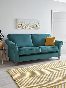Product photograph of Very Home Willow 2 Seater Velvet Sofa - 2 Seater Sofa from very.co.uk
