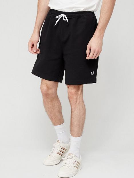 fred-perry-fred-perry-reverse-tricot-jersey-short-black