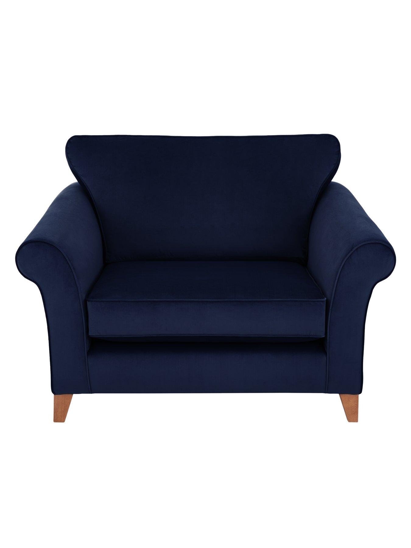 very-home-willow-velvet-snuggle-chair