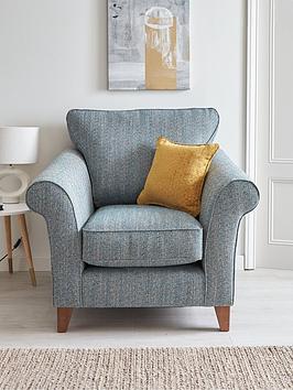 Product photograph of Very Home Willow Tweed Armchair from very.co.uk