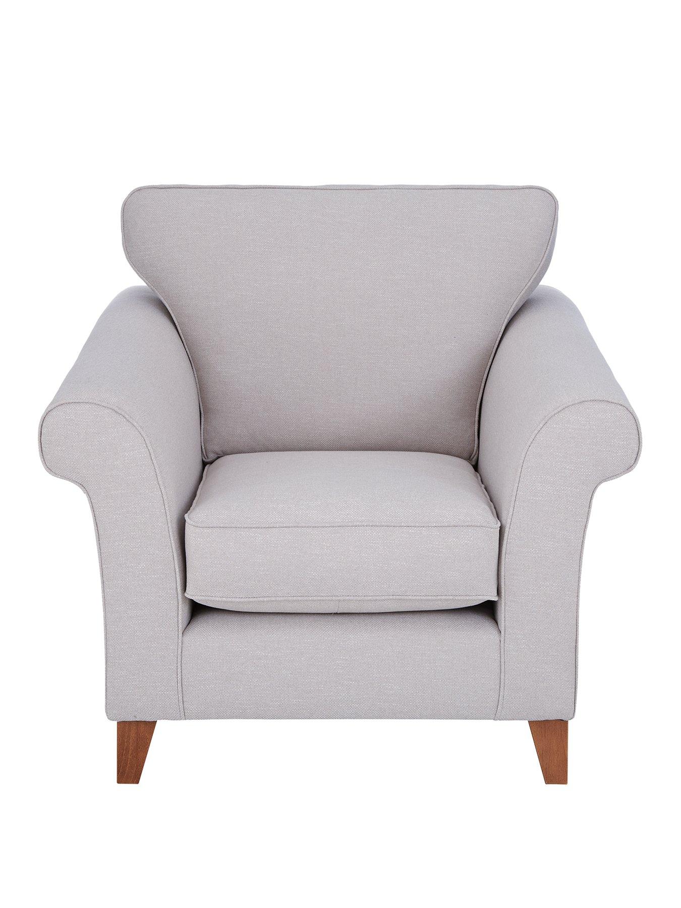 Product photograph of Very Home Willow Fabric Armchair from very.co.uk
