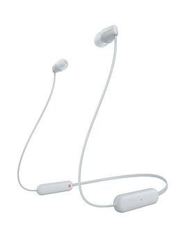 sony wi-c100 wireless in-ear headphones