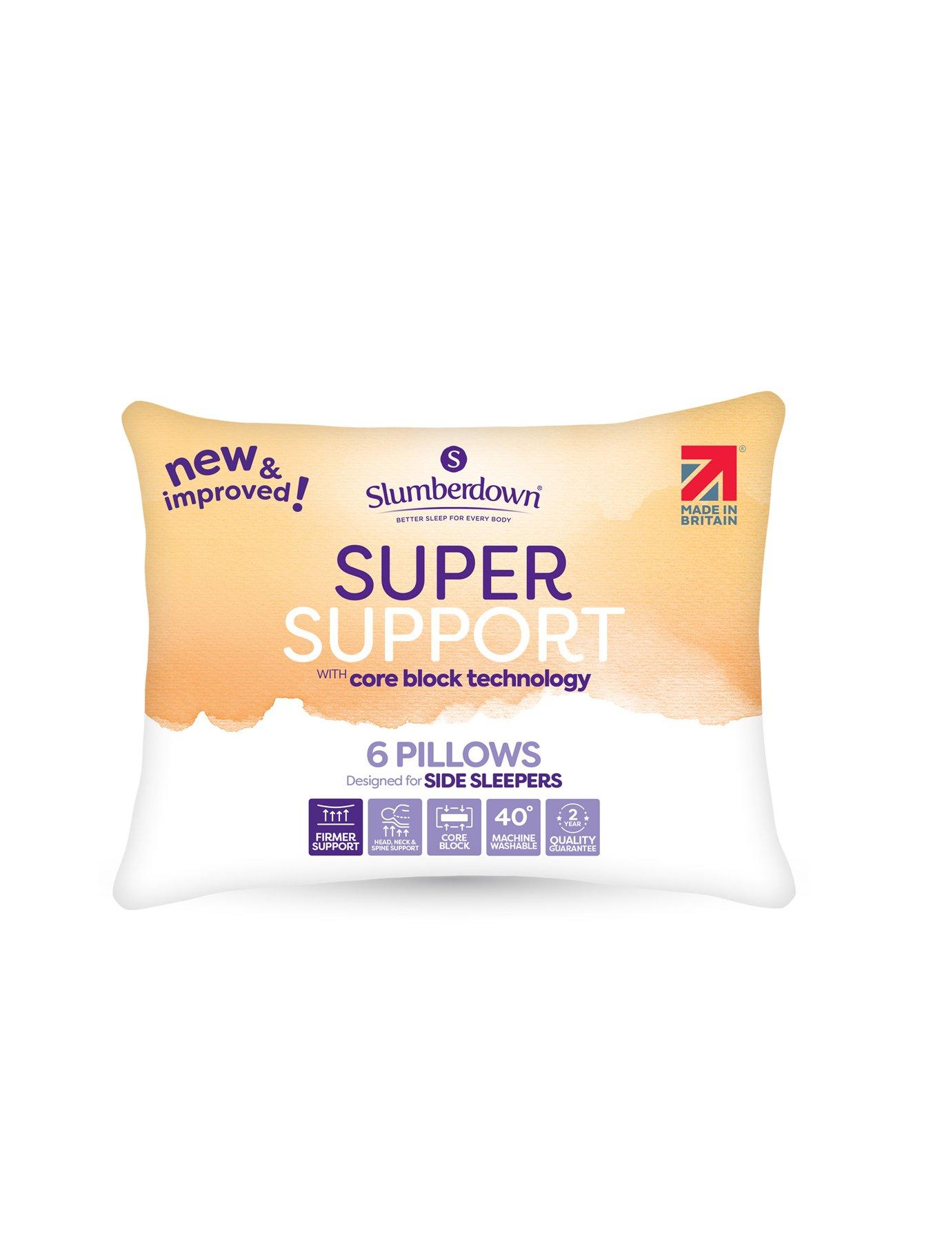 Slumberdown Super Support Firm Support 6 Pack Pillow | Very