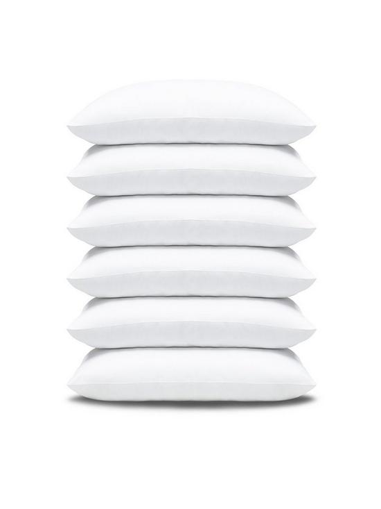 stillFront image of slumberdown-super-support-6-pack-pillow