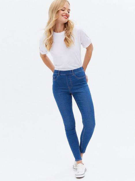 new-look-bright-blue-mid-rise-life-shape-emilee-jeggings