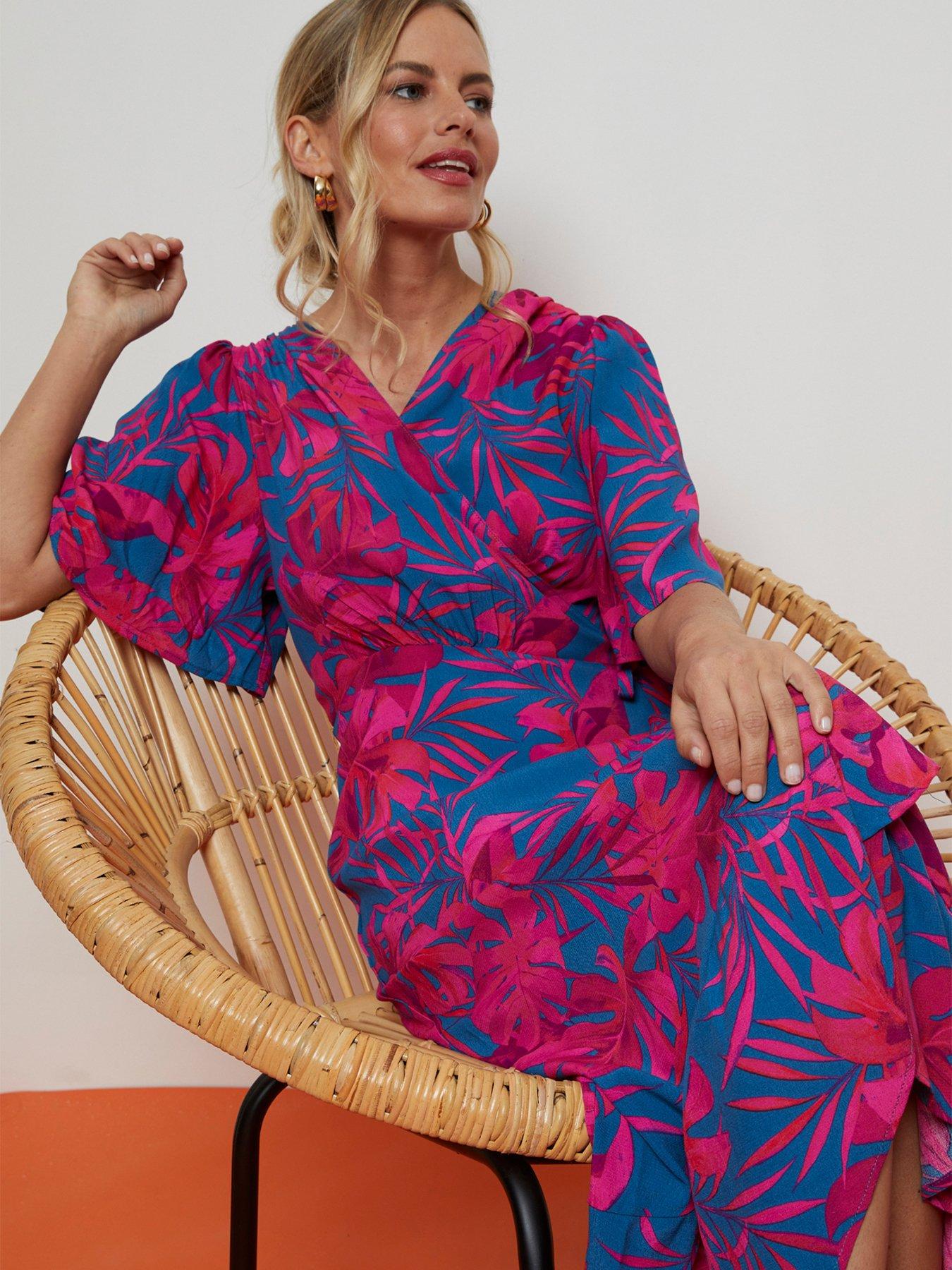 Wallis store teal dress