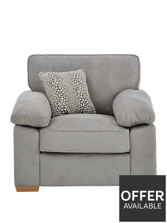 stillFront image of very-home-dexter-fabric-armchair