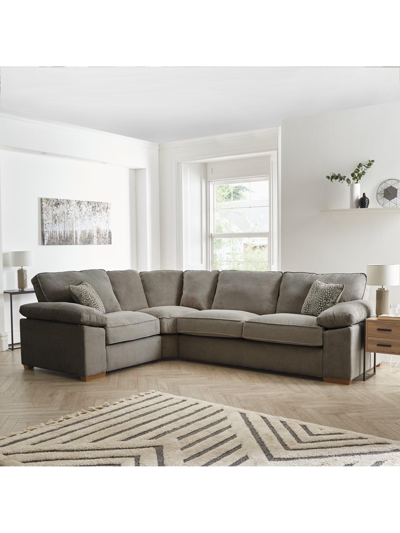 Image 1 of 5 of Very Home Dexter Fabric Left Hand Corner Sofa