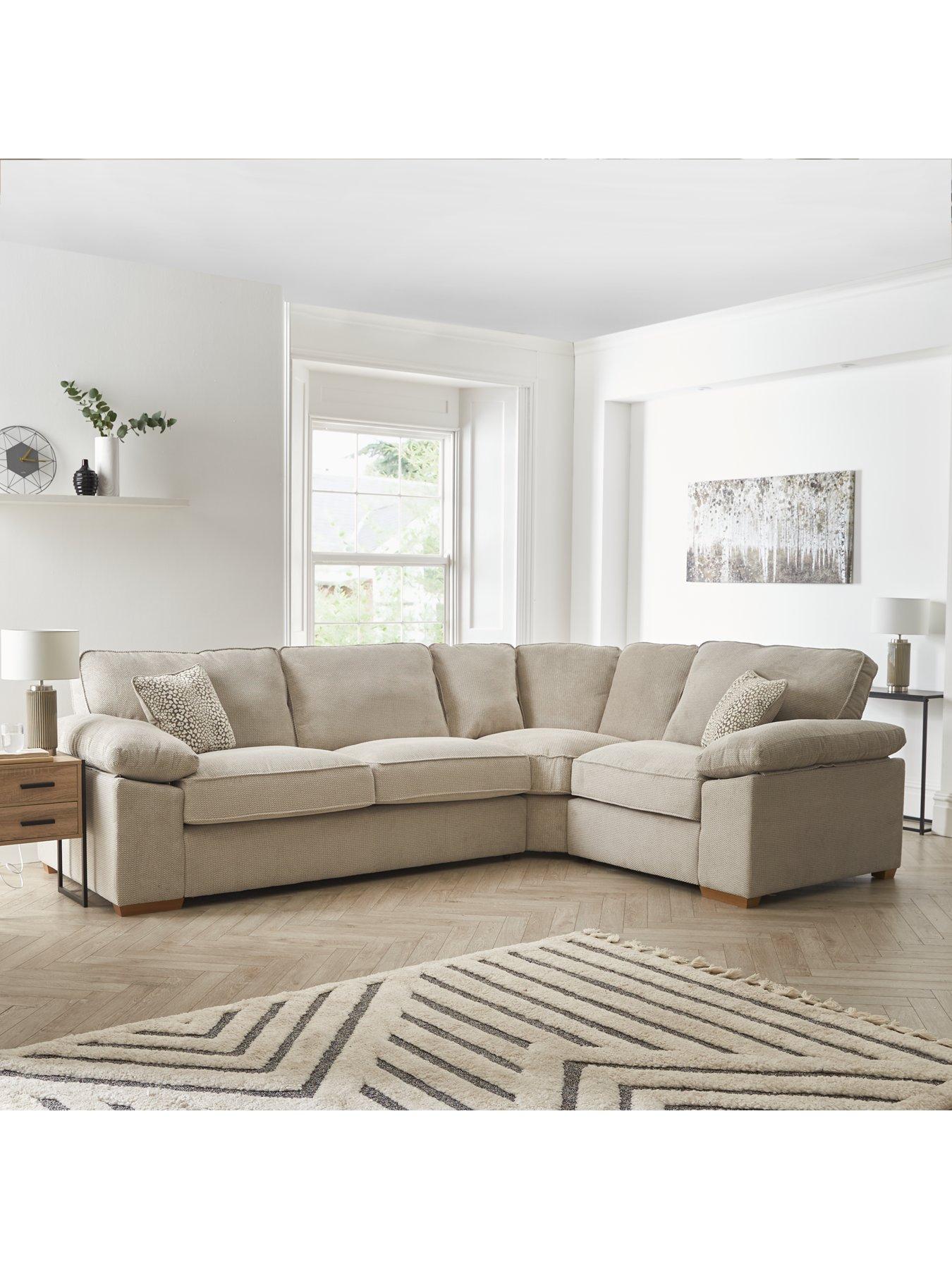 The Very Collection Dexter Fabric Right Hand Corner Sofa - Made to Order in the UK - FSC® Certified
