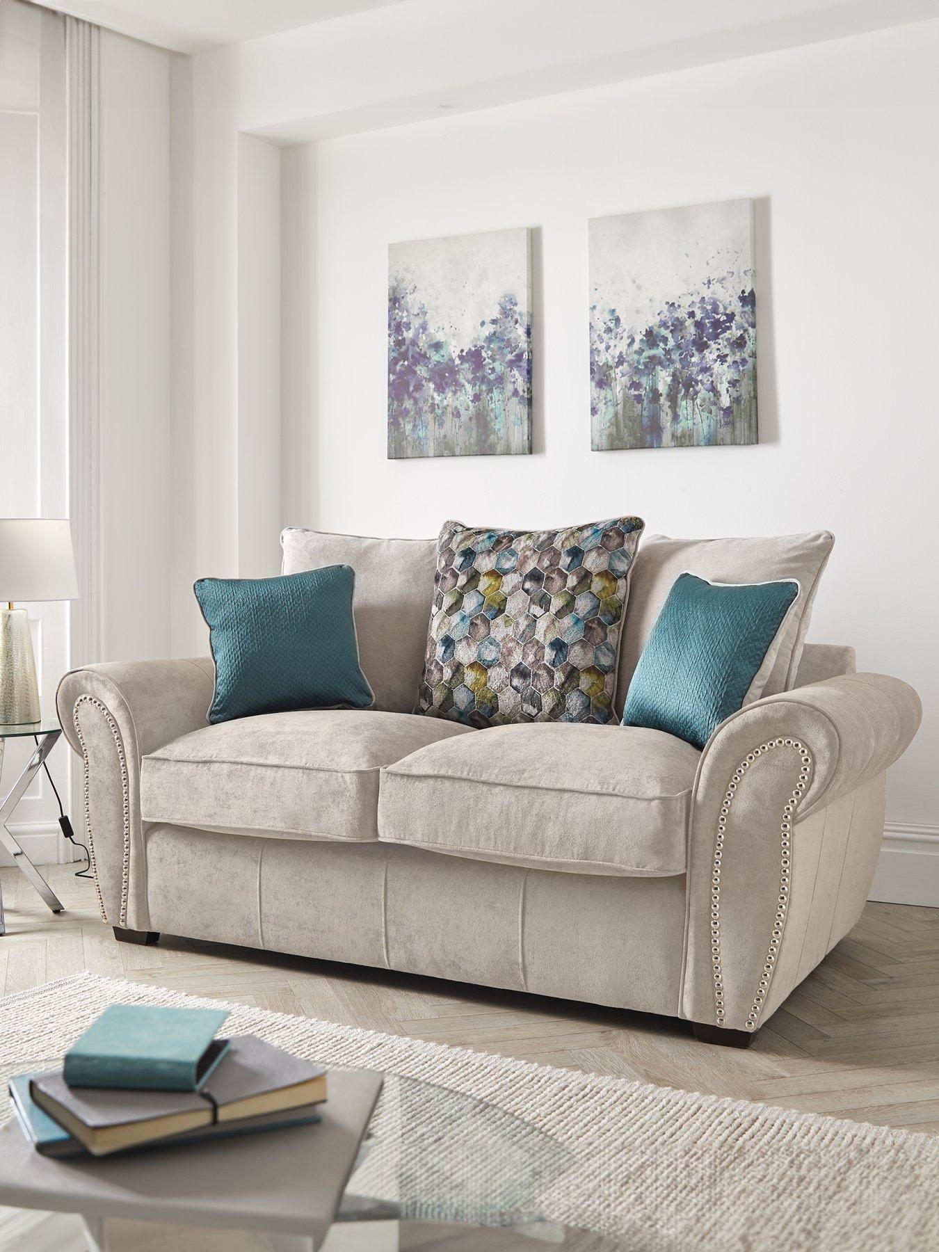 Product photograph of Flair Fabric 2 Seater Sofa from very.co.uk