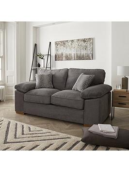 Product photograph of Very Home Dexter Fabric 2 Seater Deluxe Sofa Bed from very.co.uk