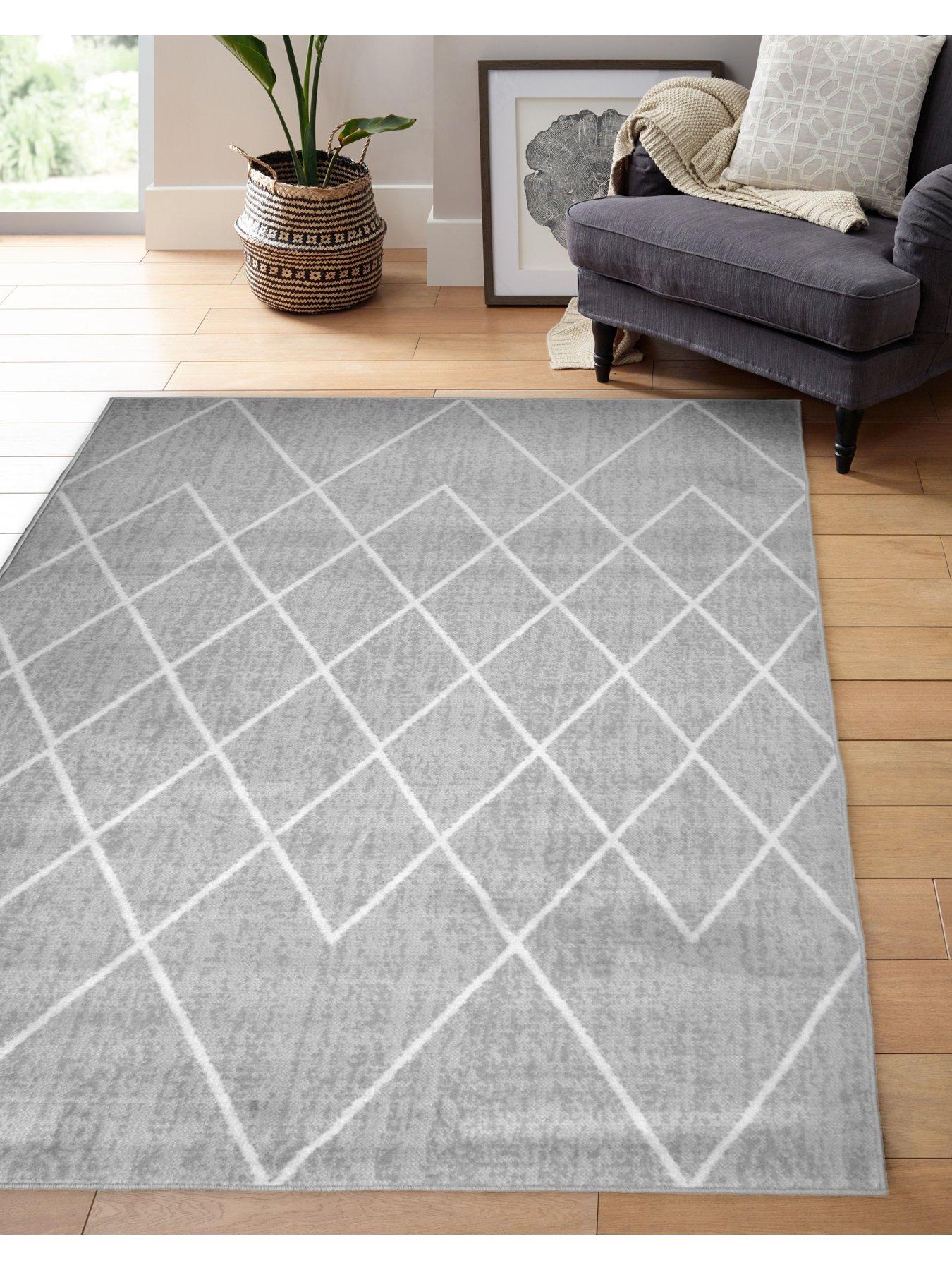 Everyday Maestro Berber Rug Grey very.co.uk