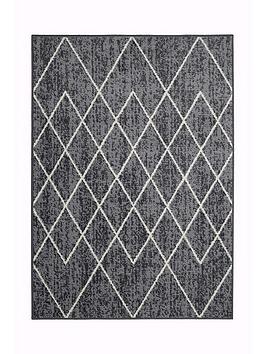 Product photograph of Everyday Maestro Berber Rug In Grey from very.co.uk