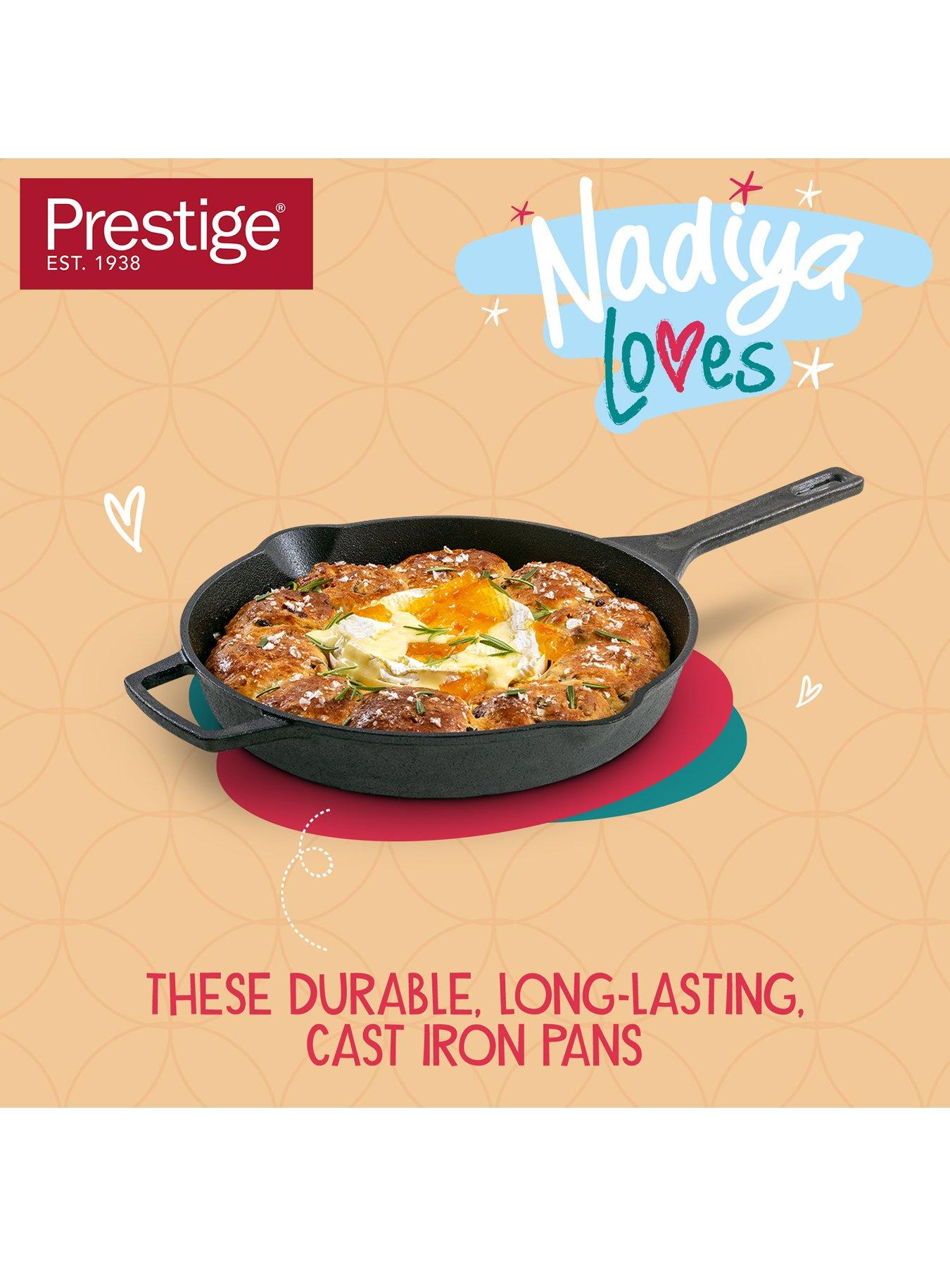 Prestige Nadiya Cast Iron Skillet, 25cm Very