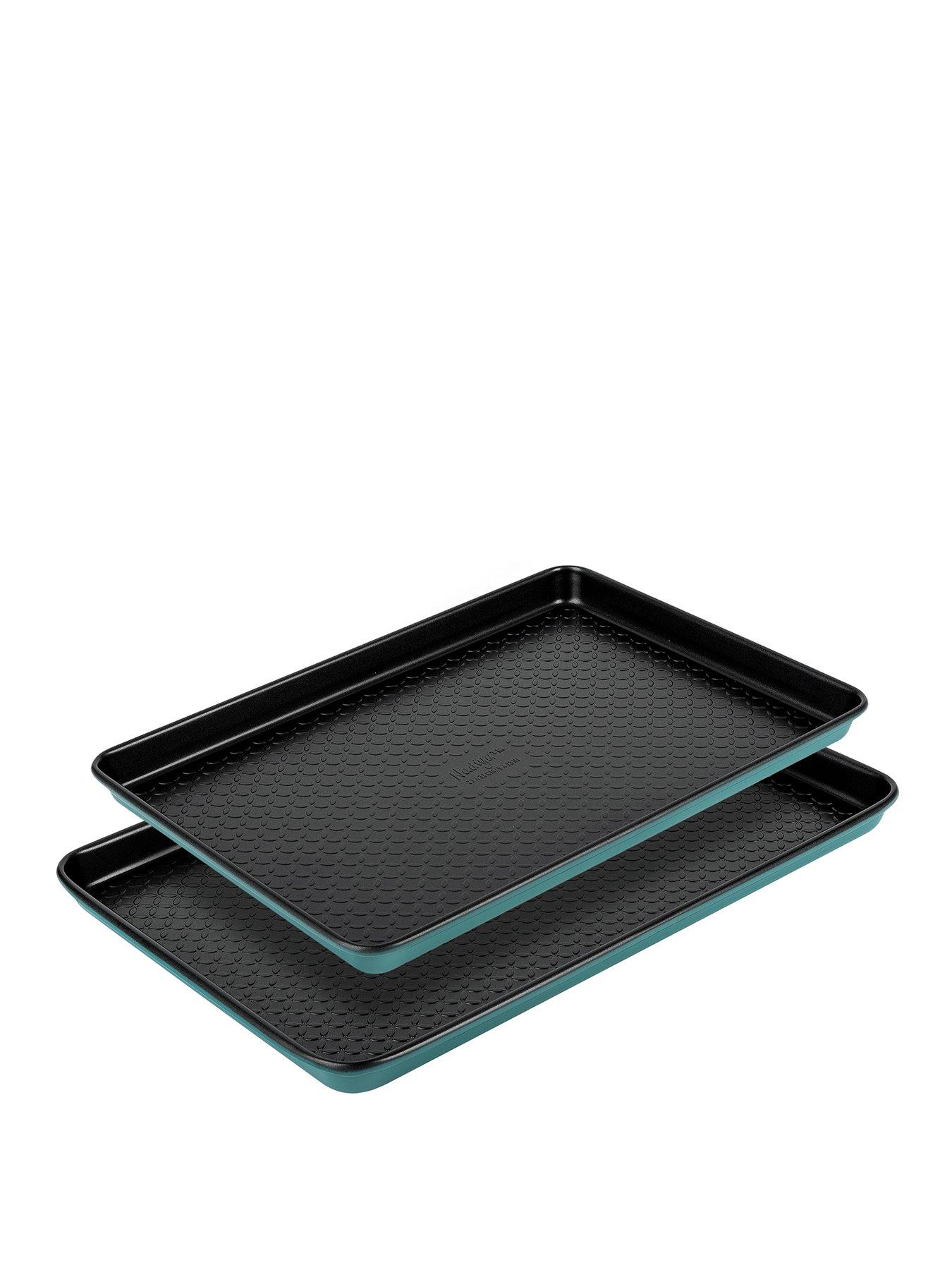 41cm Bronze Baking Tray Twin Pack British Made with Double Coated Non Stick by Lets Cook Cookware 