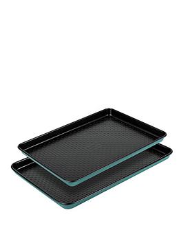 Product photograph of Prestige Nadiya Bakeware Oven Tray Set 2 Piece from very.co.uk