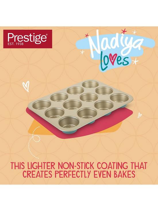 stillFront image of prestige-x-nadiya-4-piece-cake-tin-set