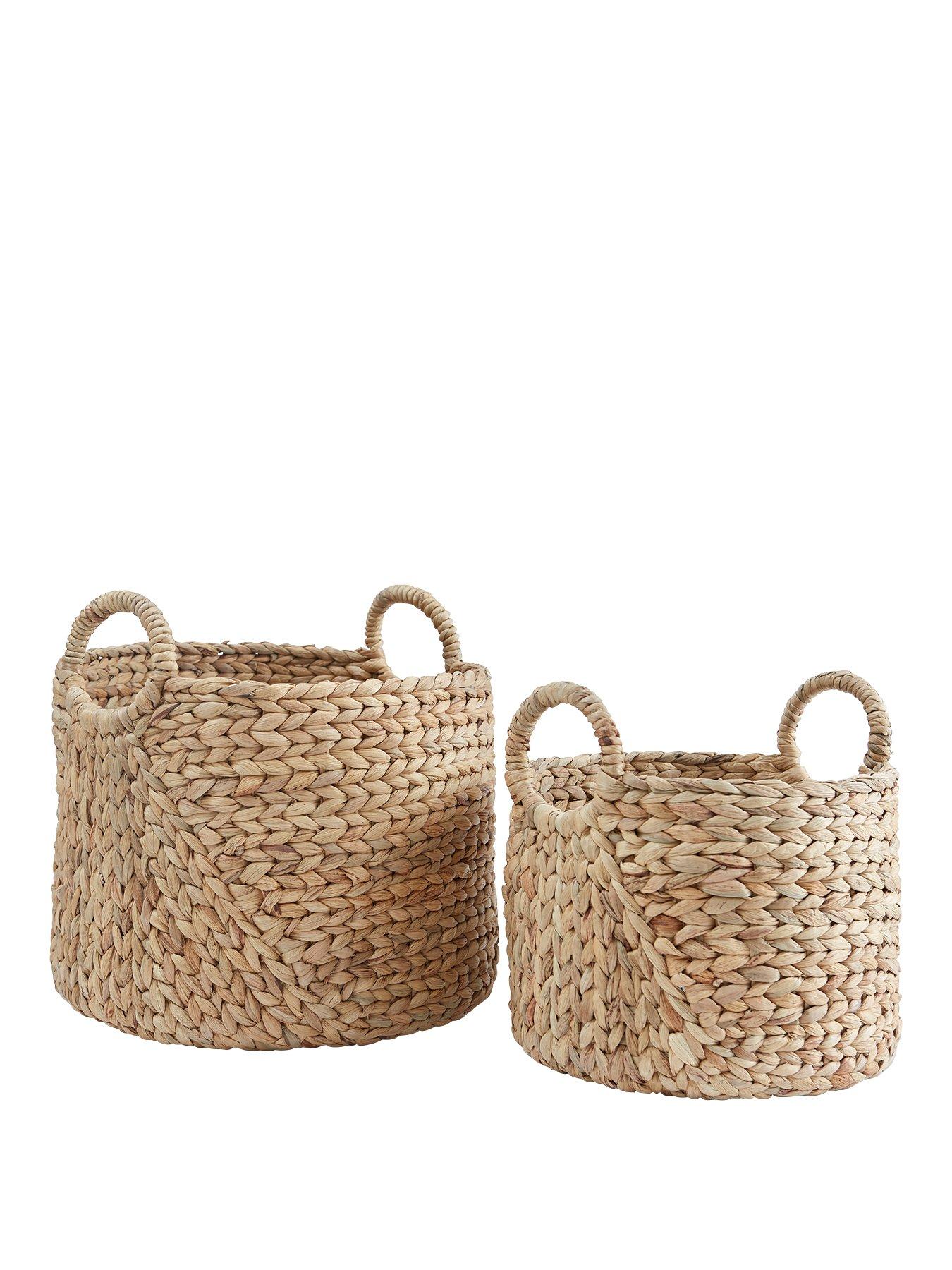 undefined Set 2 Arrow Weaved Baskets