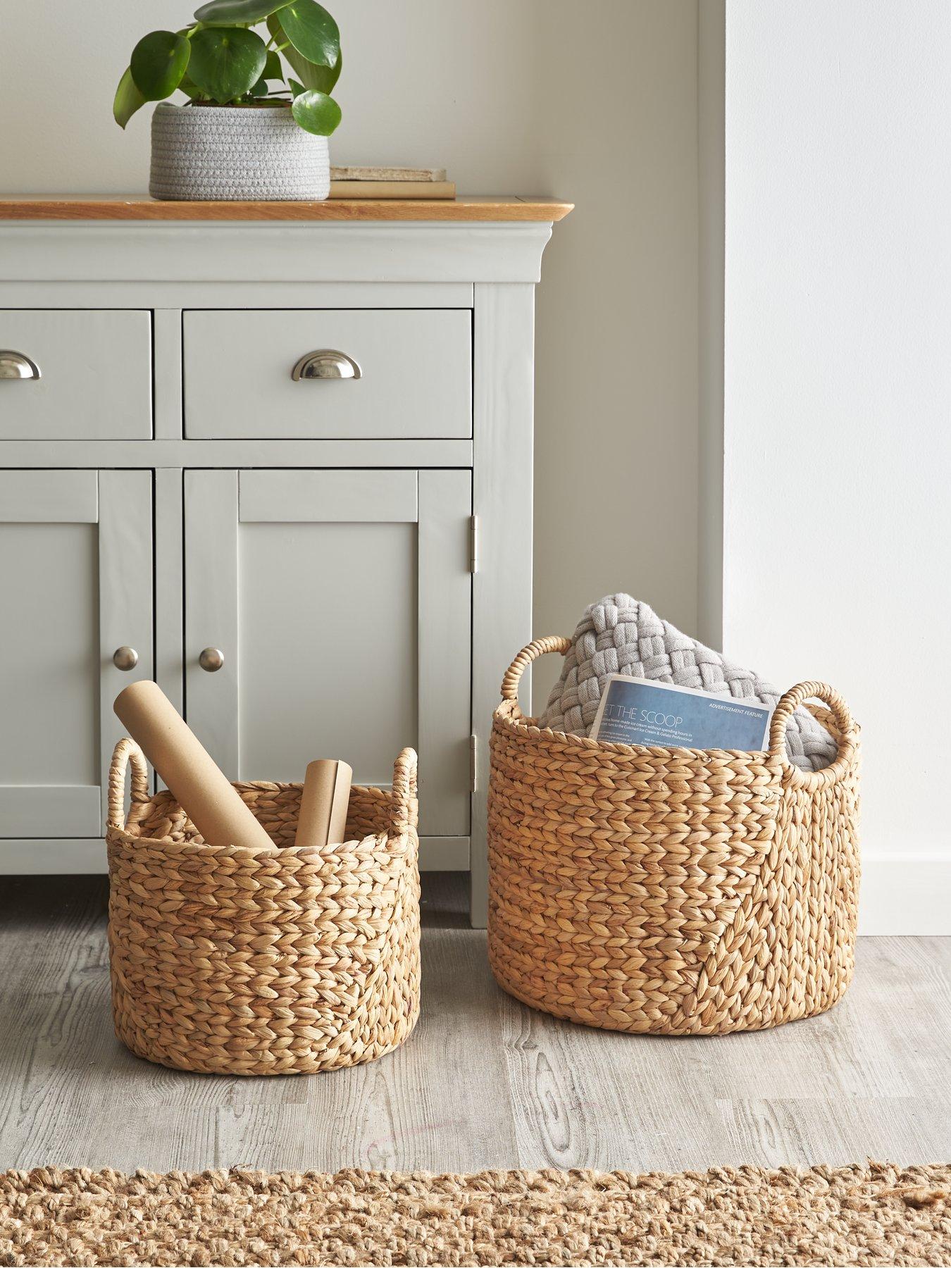 Image 2 of 5 of Very Home Set 2 Arrow Weaved Baskets