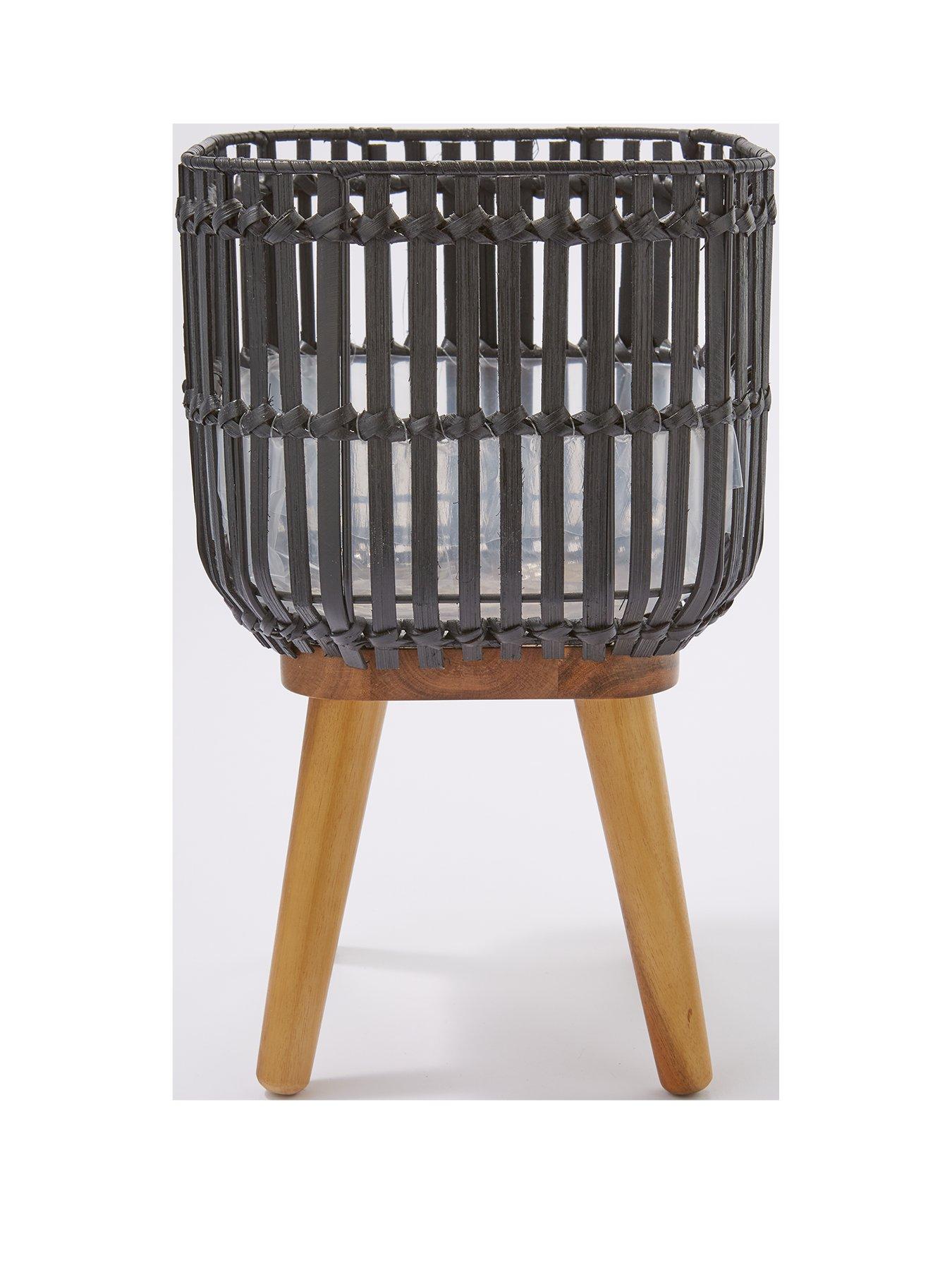 undefined Bamboo Standing Planter