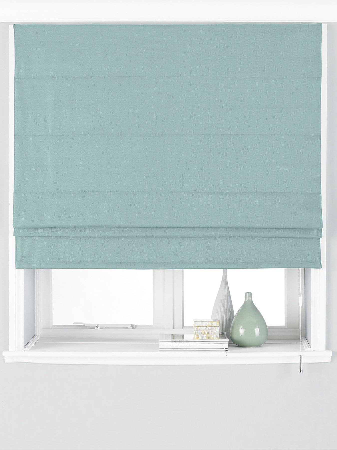 Product photograph of Riva Home Atlantic Twill Roman Blind from very.co.uk