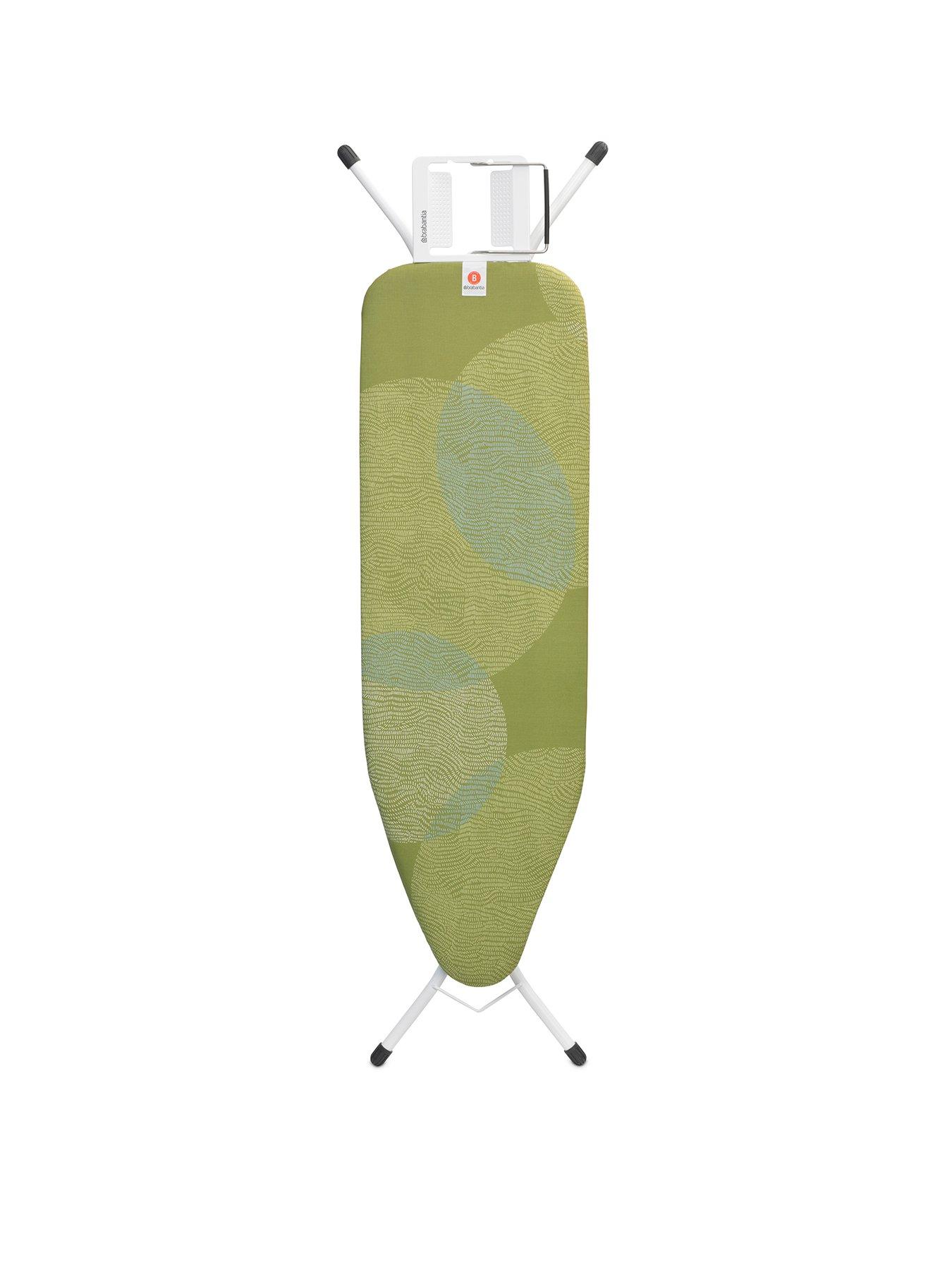 Product photograph of Brabantia Calm Rustle Ironing Board B Steam Unit White Frame from very.co.uk