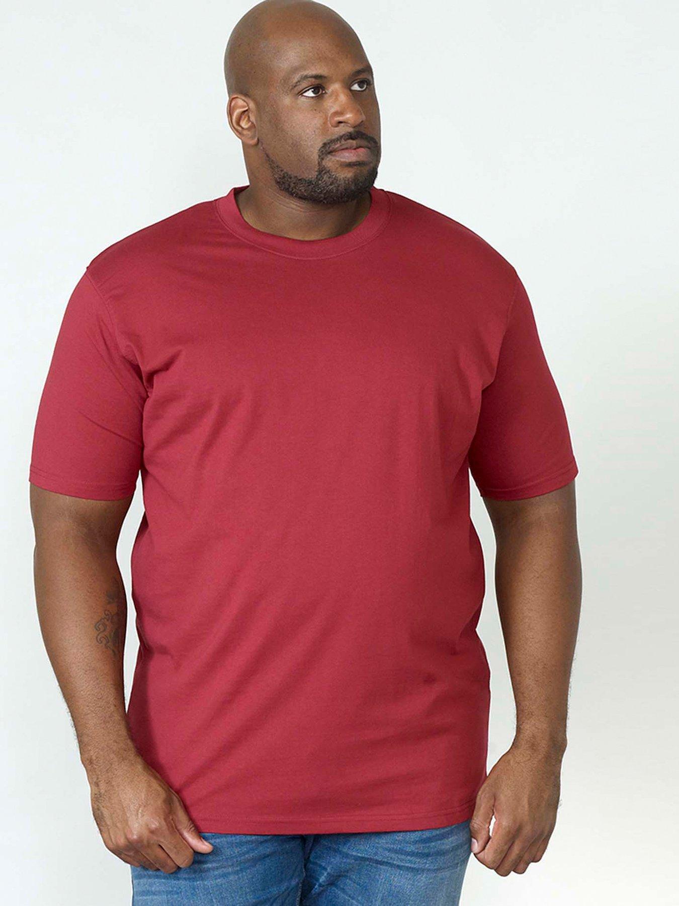 D555 Flyers Premium Weight T-Shirt, Red, Size 7Xl, Men