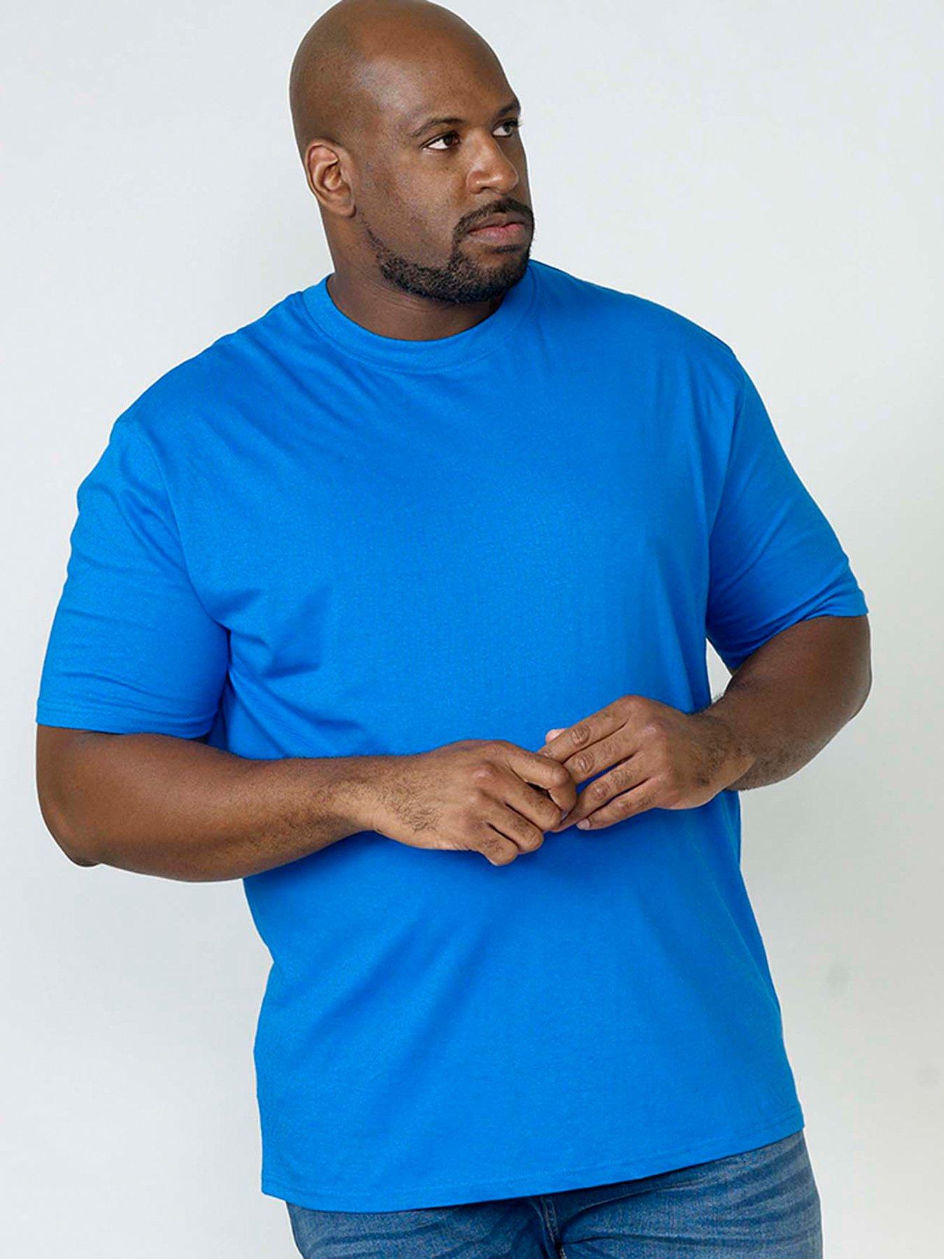 D555 Flyers Premium Weight T-shirt, Blue, Size 7Xl, Men