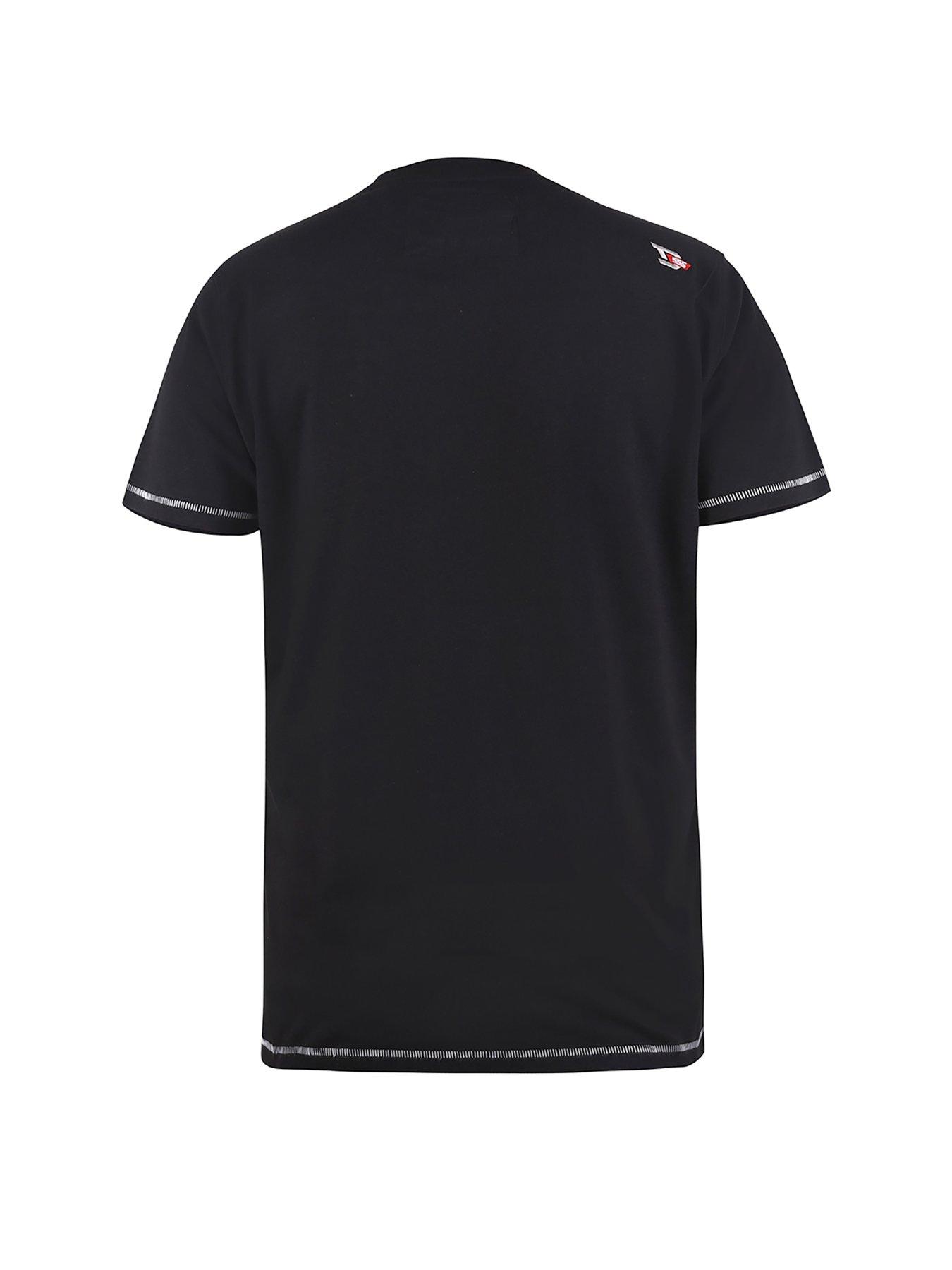 Image 5 of 5 of D555 Runton Evolution Printed T-Shirt - Black