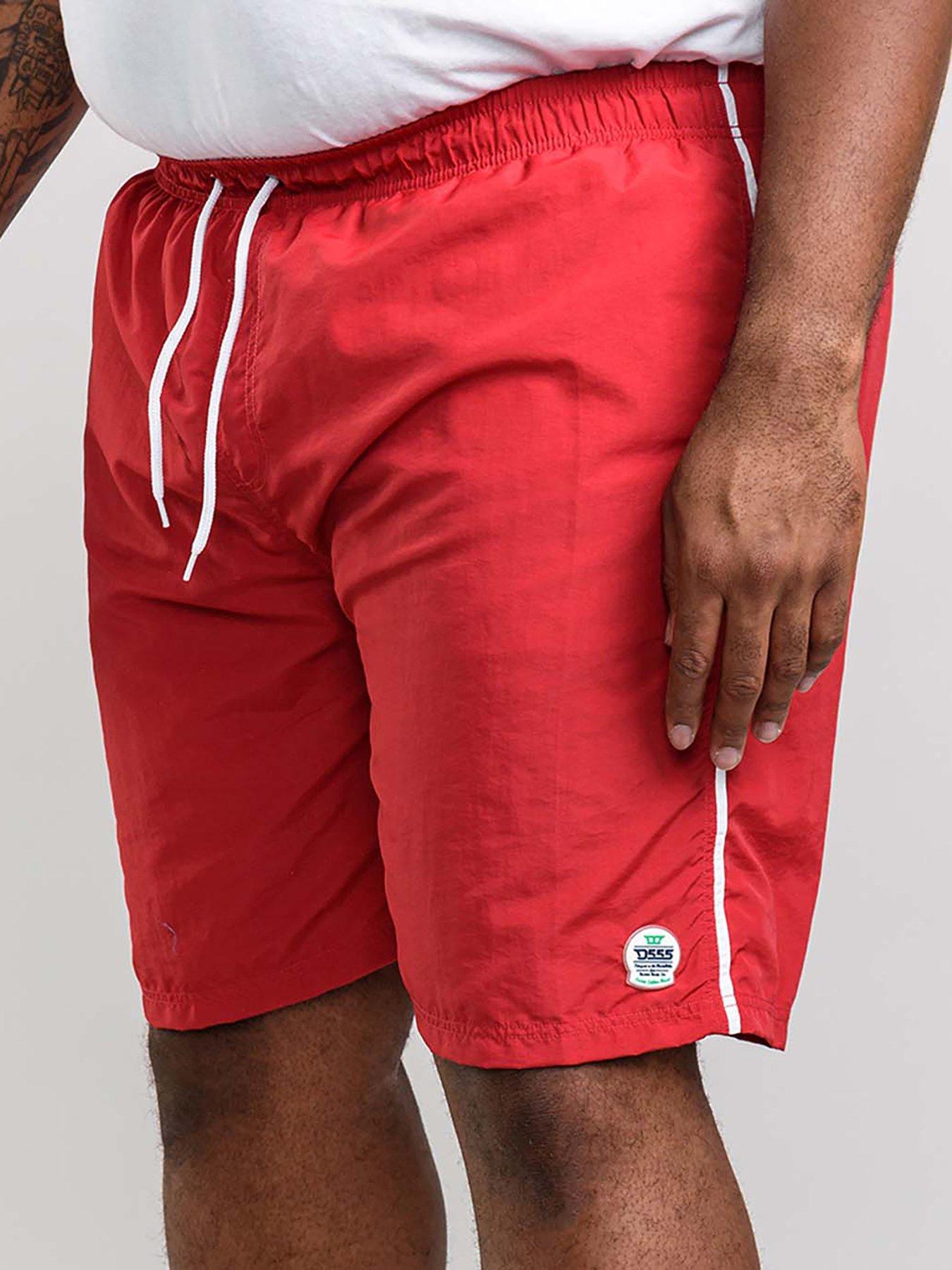 Image 1 of 3 of D555 Yarrow Full Length Swim Short - Red