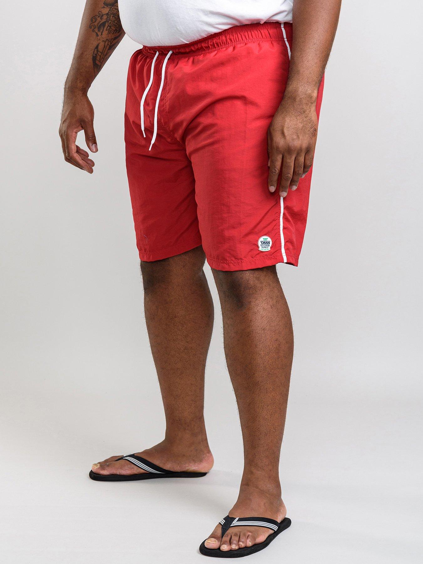 Image 2 of 3 of D555 Yarrow Full Length Swim Short - Red