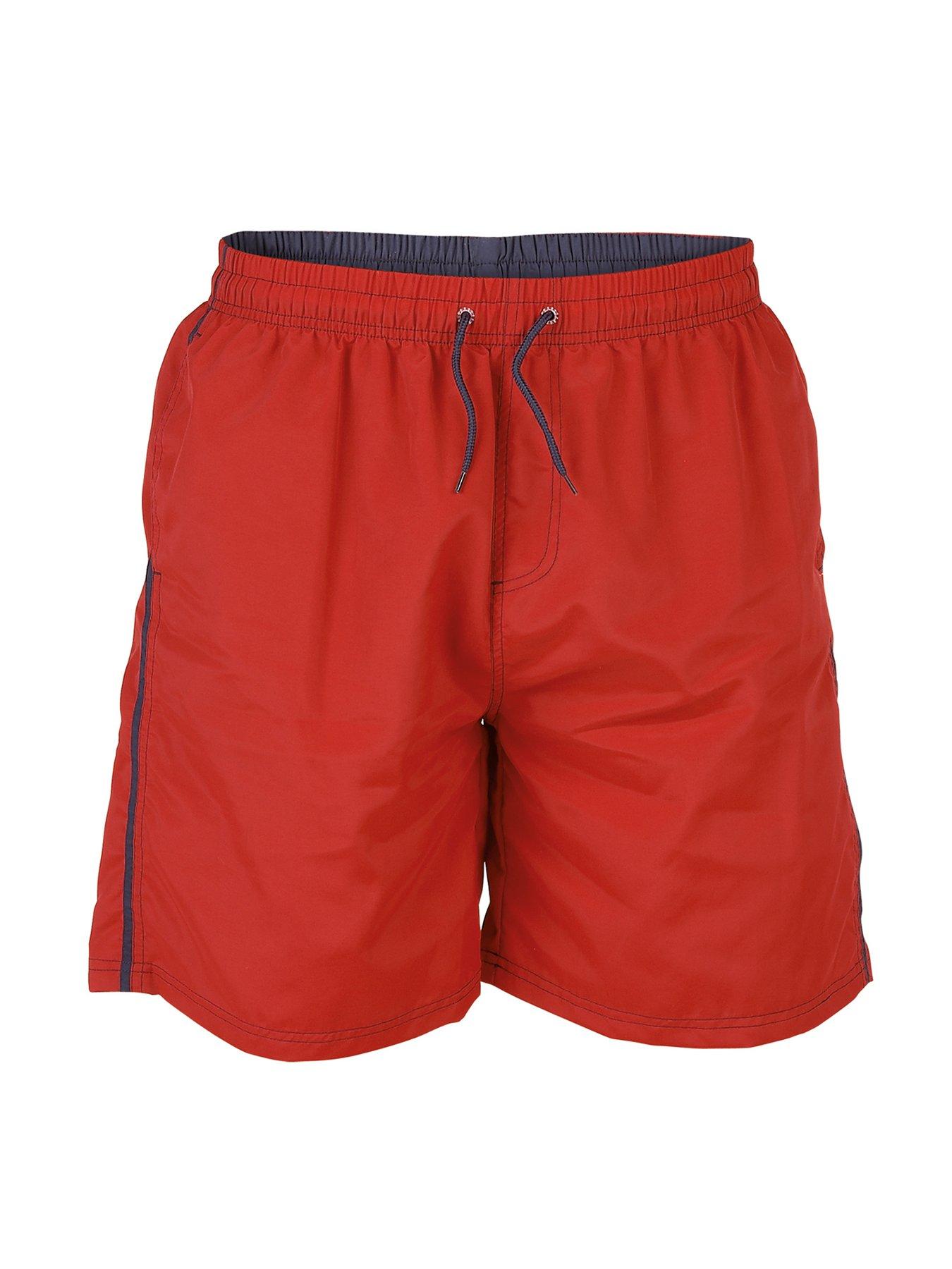 Image 3 of 3 of D555 Yarrow Full Length Swim Short - Red
