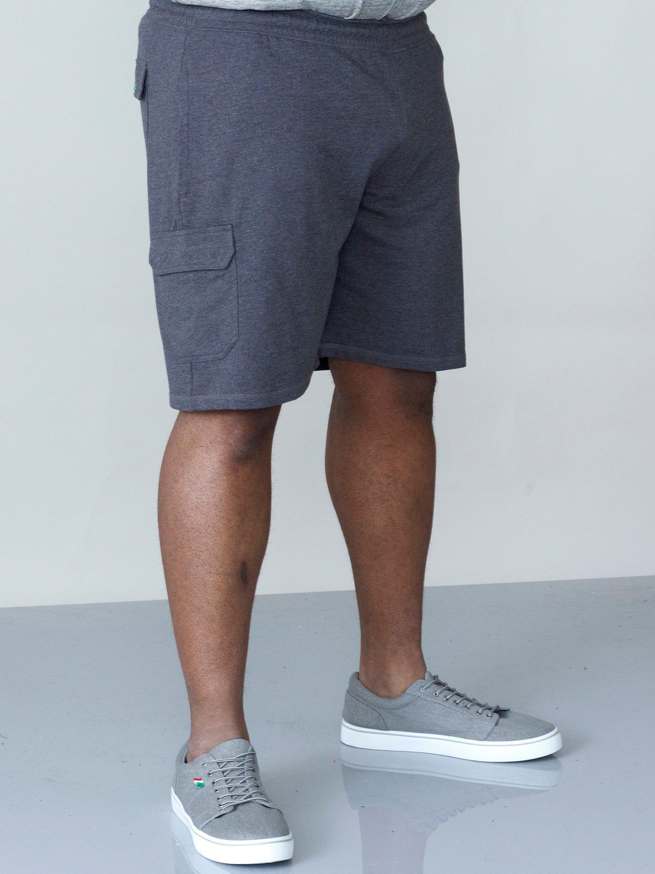 undefined John Lightweight Cargo Shorts - Grey Melange